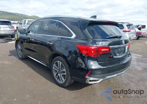 2017 Acura Mdx Advance Entertainment Pkgs из США, поврежденный, VIN 5FRYD4H93HB037511